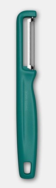 Produktbild Victorinox Iota Sparschäler, gezahnt, zweischneidig, grün
