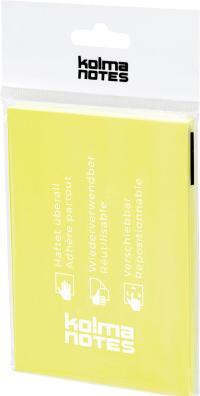 Immagine prodotto Kolma Note adesive Note A7 adesive statiche gialle (74 x 105 mm)