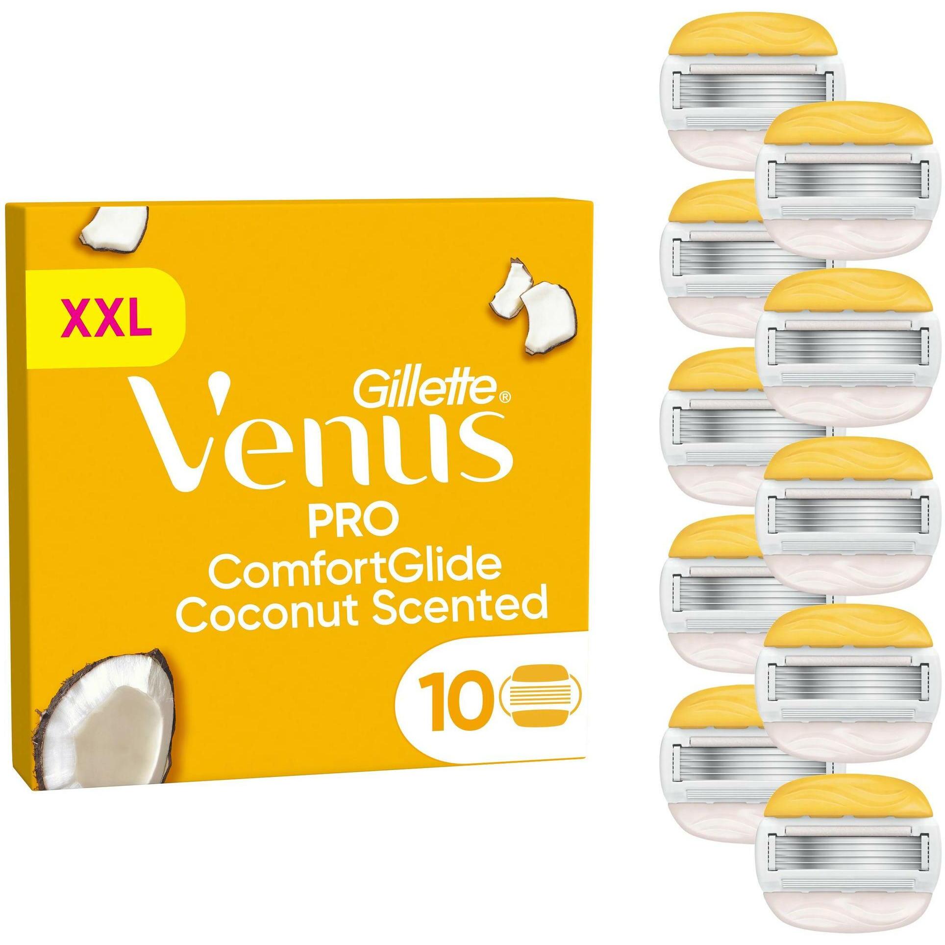 Gillette Venus, Rasierklingen, Venus Comfortglide Coconut Systemklingen 10er Ersatzklingen (10 x)