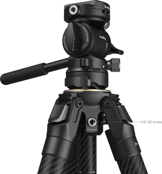 Productafbeelding SmallRig Portable Carbon Fiber Travel Tripod Kit 5028 (Koolstof, Metaal)