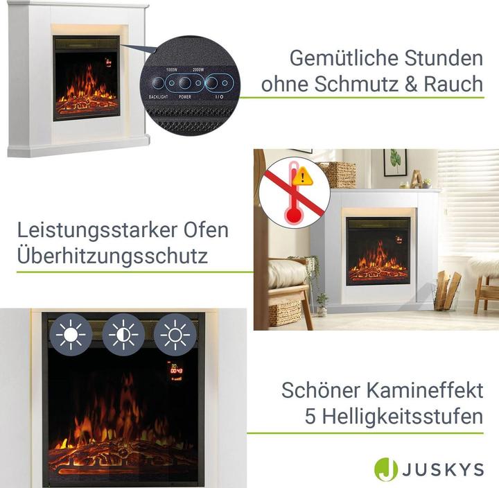 Produktbild Juskys Elektrokamin