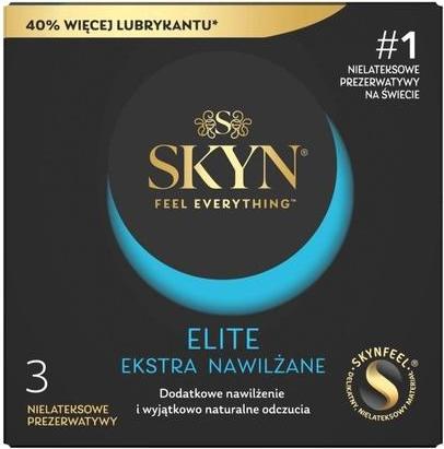 Produktbild Elite SKYN ekstra nawilżane nielateksowe prezerwatywy 3szt. (3 Stk.)