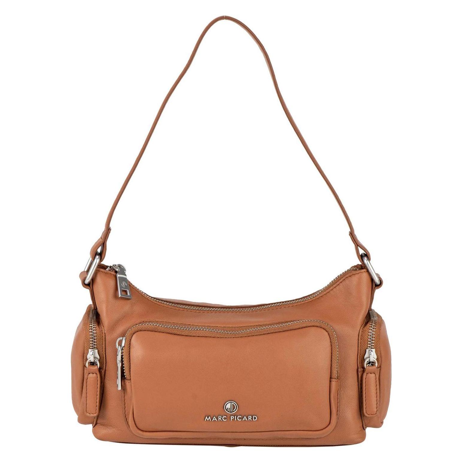 Marc Picard, Damen, Handtasche, Maremma Bowling Bag, Braun