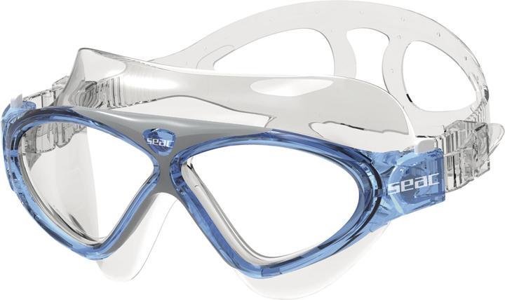 Seac Vision Junior swimming goggles blue, fog-free, 100% UV protection, hypoallergenic silicone.