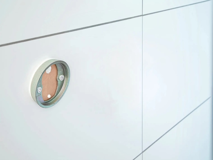 Image du produit tesa Support de sèche-cheveux MOON avec solution adhésive sans perçage