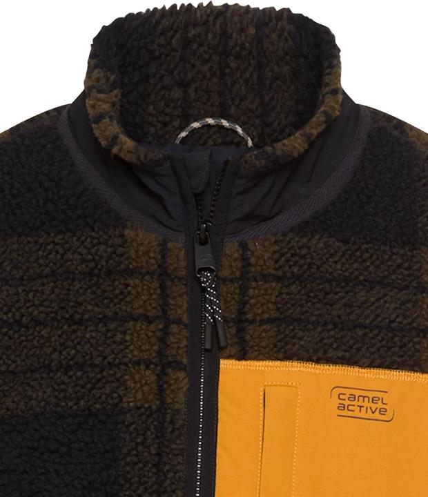 Produktbild Camel Active Sweatjacke mit verstellbarem Kordelzug und Kontrastdetails (M)