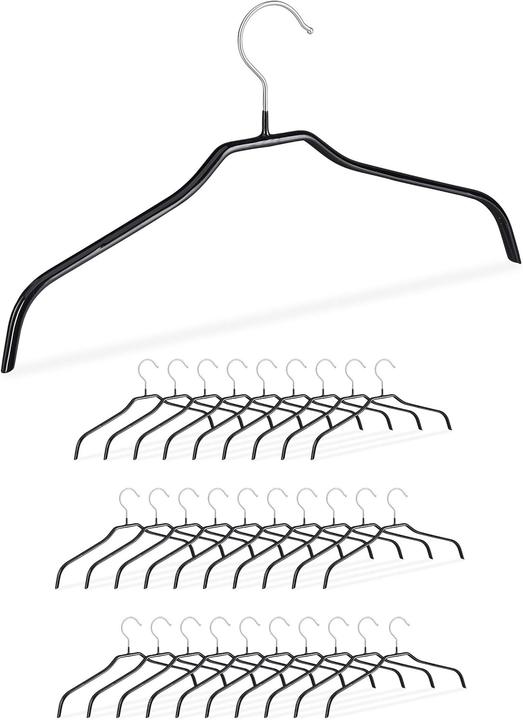 Relaxdays 30 x rutschfeste Kleiderbügel (30 x)