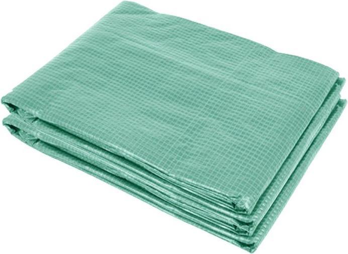 Swisshandel24 Polyethylenfolie, 3x2x2m, Ersatzfolie mit 6 Fenster, für Gartentunnel, Gewächshaus, Folientunnel, Ge