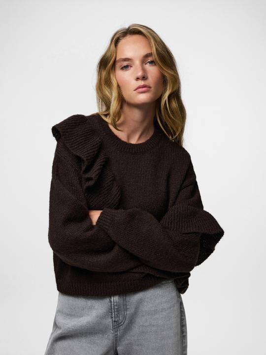 Produktbild Pieces PCNOR RÜSCHEN Strickpullover (L)