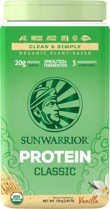 Sunwarrior Protéine Classic Organic (Vanille, 1 pcs, 750 g)