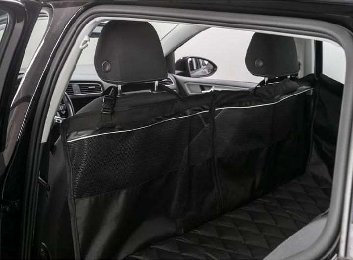 Actual product image Trixie Car Protection Blanket With Side Panels, 1.55 x 1.30 m, black (Dog, Washable)