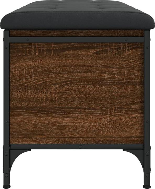 Actual product image VidaXL Bench with storage space brown oak 82x42x45 cm (42 cm)