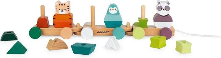 Actual product image Janod Stacking toys walk of the animals wood