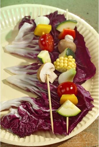 Actual product image Papstar Shish kebabs bamboo (1000x)