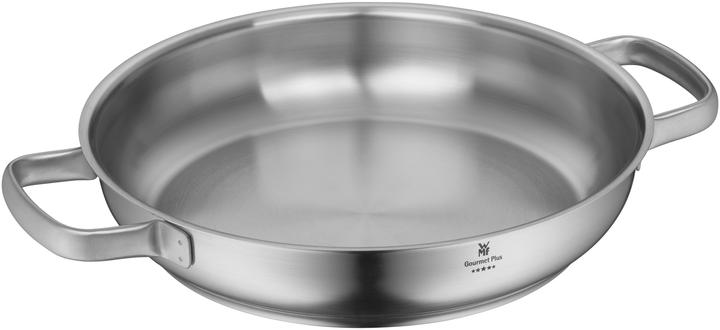 Immagine prodotto WMF Padella in acciaio inox 28 cm Gourmet Plus Induction non rivestita (28 cm, Padella per friggere, Acciaio inossidabile)