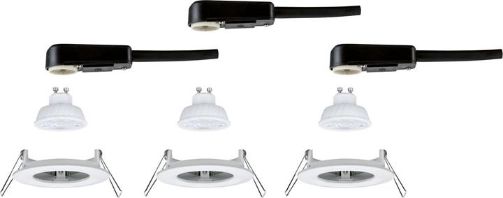 Produktbild Paulmann 92337 Nova LED-Einbauleuchte GU10 4.9 W Weiss (matt) (550 lm, GU10)