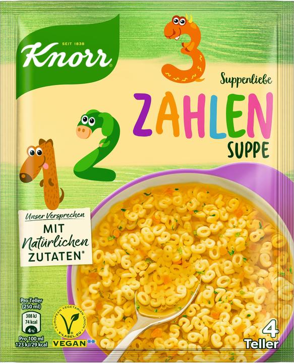 Actual product image Knorr Soup Love Numbers Soup makes 1 l (1000 ml)