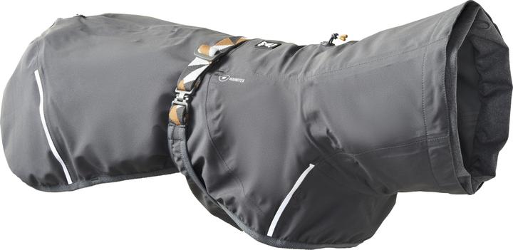 Hurtta Mackintosh Mudventure Eco Dark grey, 35 cm (Dog raincoat)