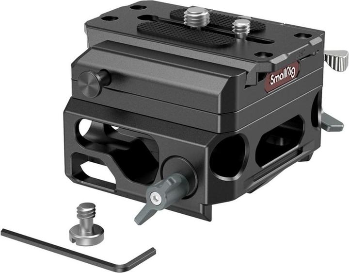 Immagine prodotto SmallRig Basamento leggero con doppio morsetto per asta da 15 mm (Accessori video vari)