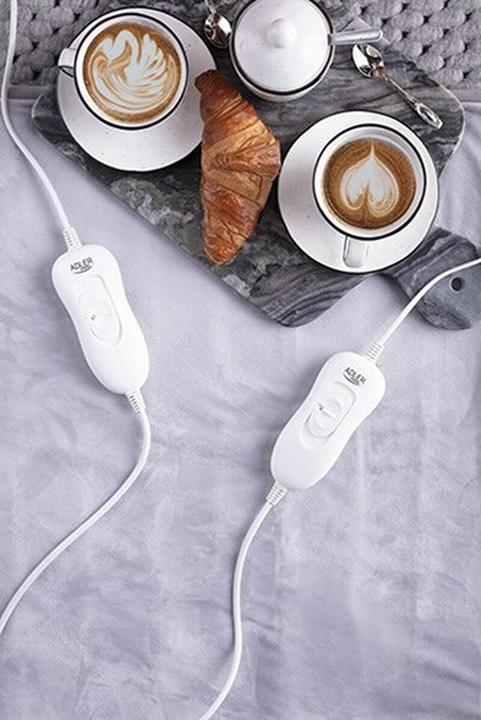 Produktbild Adler AD 7426 Heizdecke Elektrischer Bettwärmer Fleece, Polyester (150 x 160 cm)