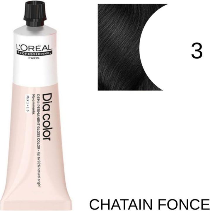 Produktbild L'Oréal Paris Loreal DIA Color 3 Dunkelbraun 60 ml (3, Dunkelbraun)