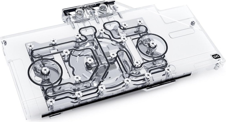 Produktbild Alphacool Eisblock Aurora GPX-A Radeon RX 6800 Nitro+ mit Backplate - Acryl + Nickel