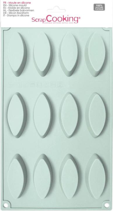 Actual product image ScrapCooking 12er Silikonbackform Barquettes