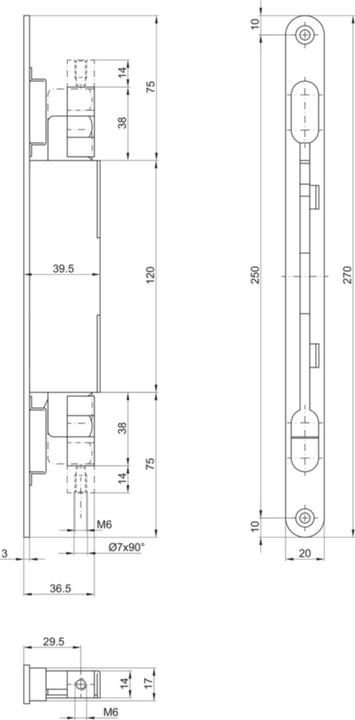 Immagine prodotto MSL Bullone del bordo della leva di ingresso 1807 (1 pz.)