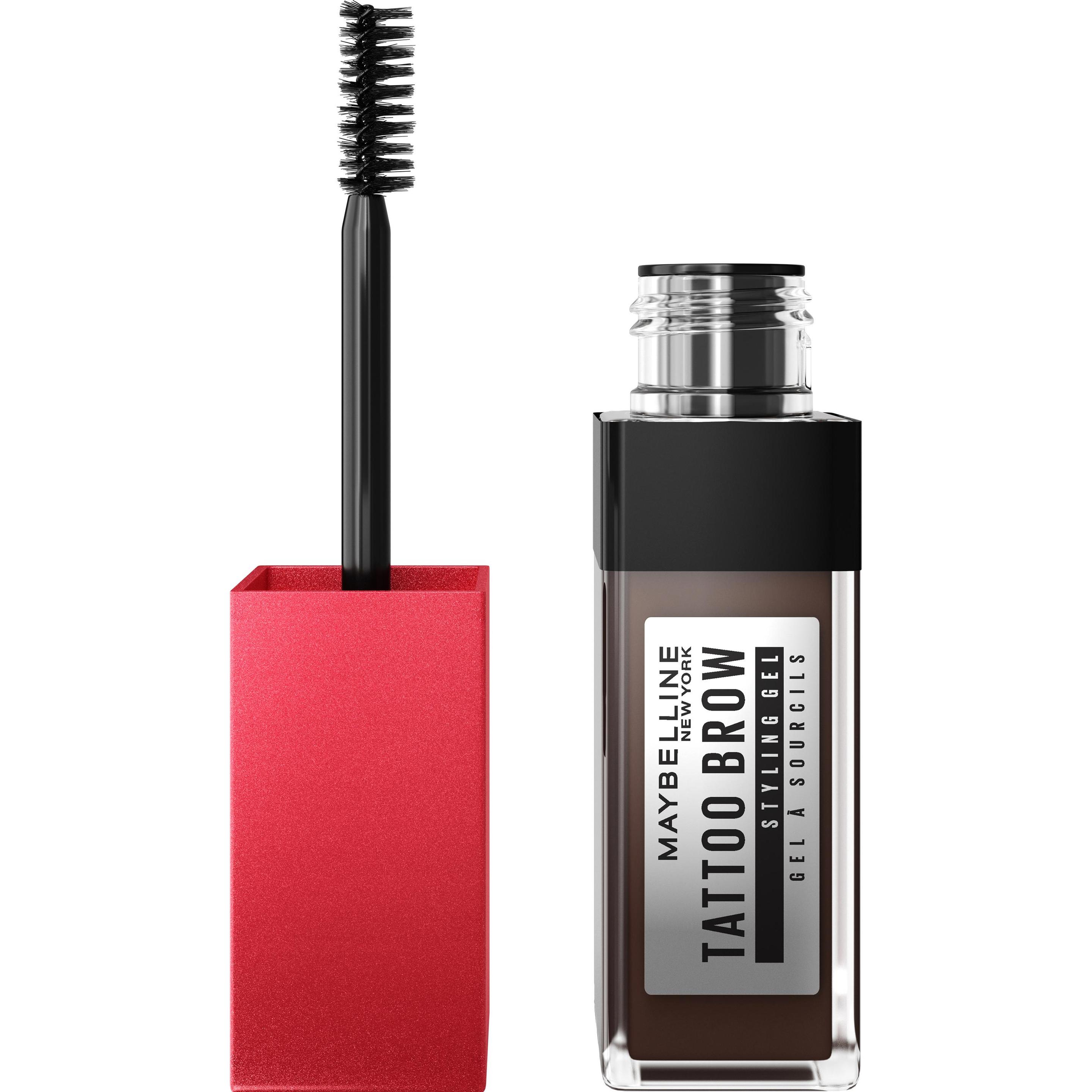 Maybelline New York, Augenbrauengel, Tattoo Brow 36H Styling Gel (260 Deep Brown)
