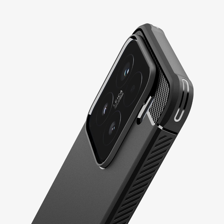 Actual product image Spigen Xiaomi 15 Case Rugged Armor Matte Black (Xiaomi Redmi Note 15)