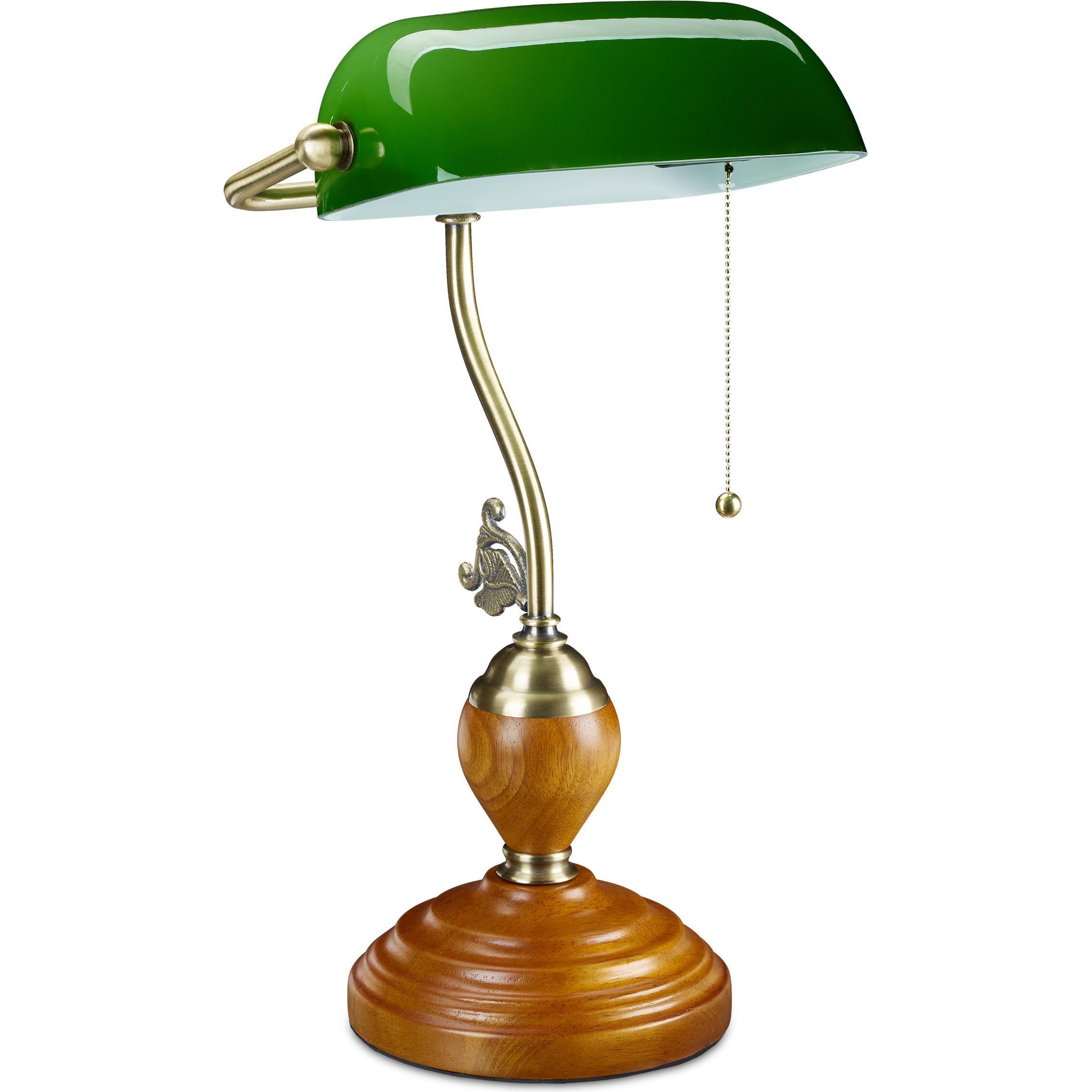 Relaxdays, Lampada Da Tavolo, Lampada Ministeriale (E27)