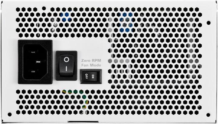 Actual product image Sharkoon Rebel P20 850 White (white, 1x 12 pin high power connector, 4x PCIe, cable management, 850 watts) (850 W)