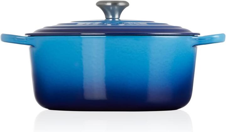Produktbild Le Creuset Azure (Bräter + Schmortopf, Emaille, Gusseisen, 28 x 18.40 cm)