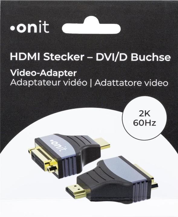 Produktbild Onit Adapter HDMI - DVI-D (DVI, 4.80 cm)