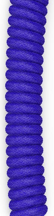 Actual product image Glorious GMMK Coiled Cable Cobalt Blue, coiled cable, USB-C/USB-A - dark blue/black (1.40 m)