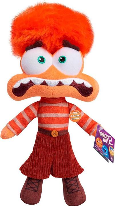 Actual product image Just Play English Disney Pixar Inside Out 2 Anxiety plush toy 20cm (20 cm)