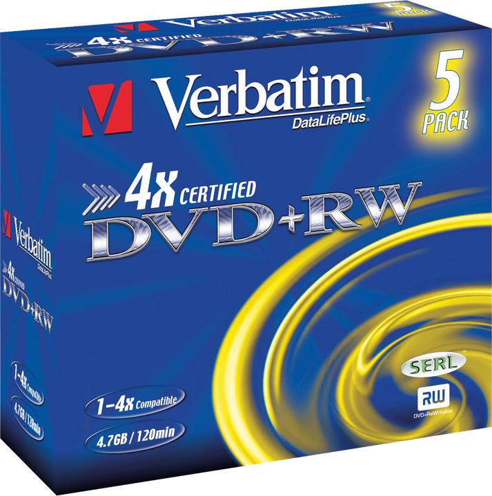 Produktbild Verbatim Dvd+Rw (5 x)