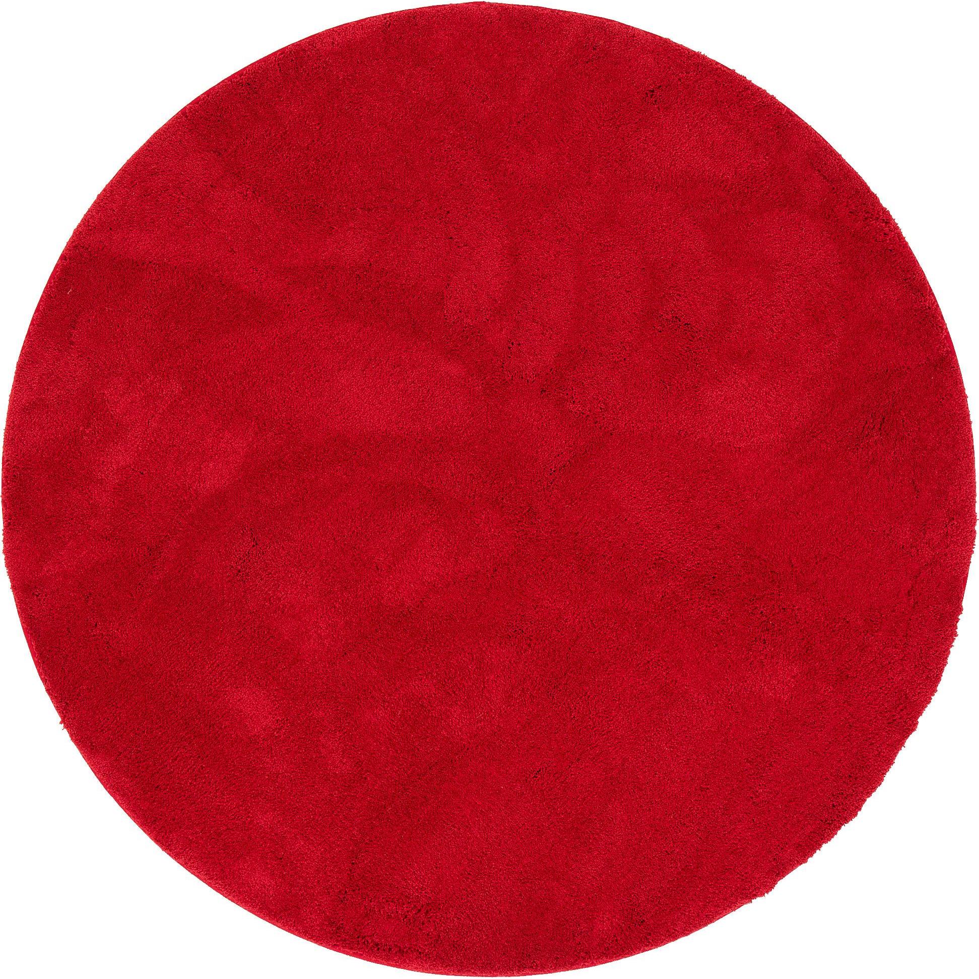 Pergamon, Teppich, Luxus Super Soft Hochflor Langflor Teppich Silky Rund (160 x 160 cm)