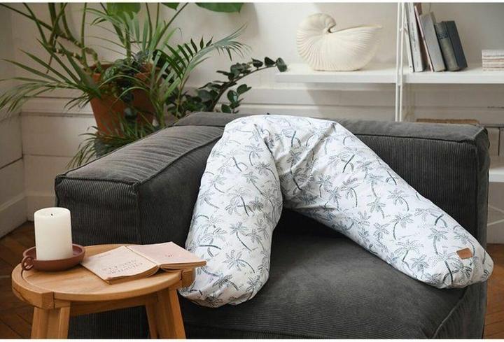 Actual product image Beaba Big Flopsy Stillkissen Palme grau (170 x 39 cm)