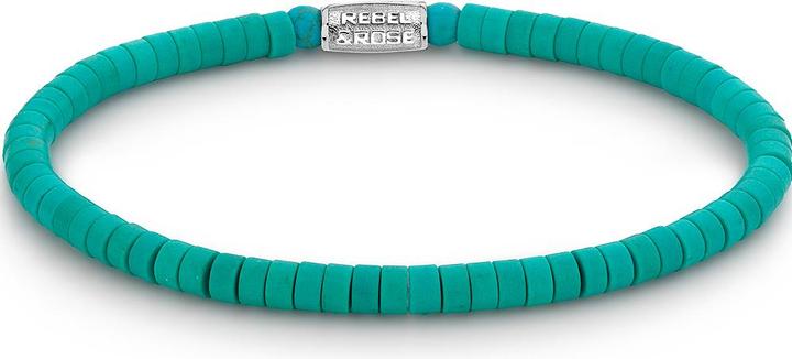 Immagine prodotto Rebel & Rose Bracciale Turchese RR-40069-S-S Donna (16.50 cm, Acciaio inossidabile, Turchese)