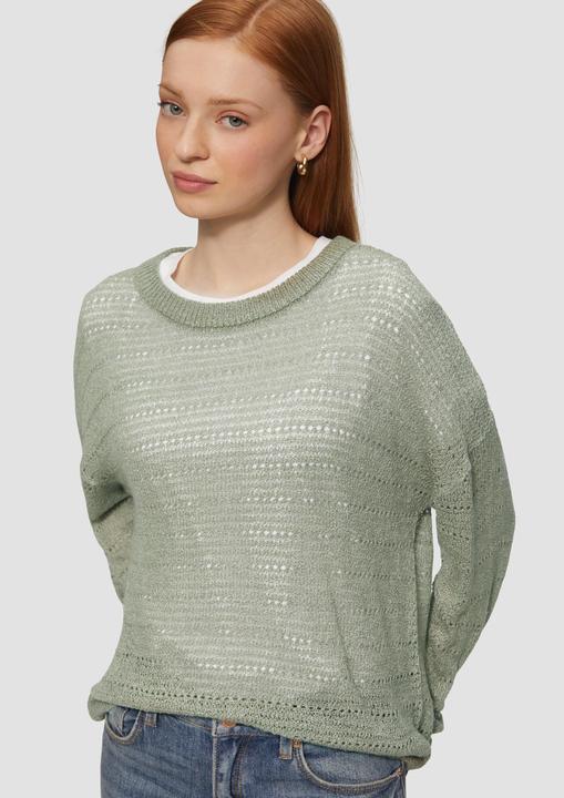 Immagine prodotto S.Oliver Strickpullover leichter Pullover mit Ajourmuster (M)
