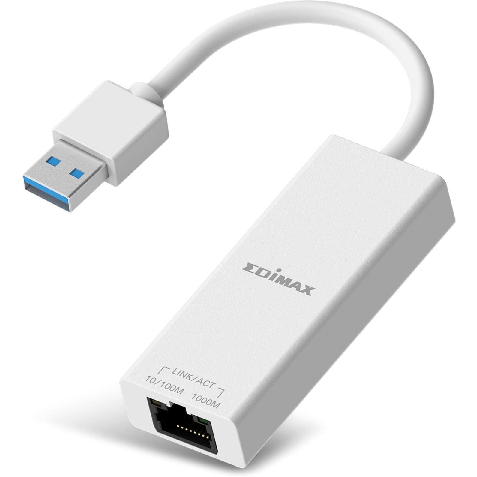 Thumbnail - edimax EU-4306 V2 Netzwerkadapter 1 GBit/s USB 3.2 Gen 1 (USB 3.0) (USB-C 3.2 Gen 1, RJ45 (1x)), Netzwerkadapter