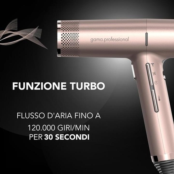 Actual product image GAMA Ga.Ma Professional - IQ2 Hair Dryer Rose (1600 W)