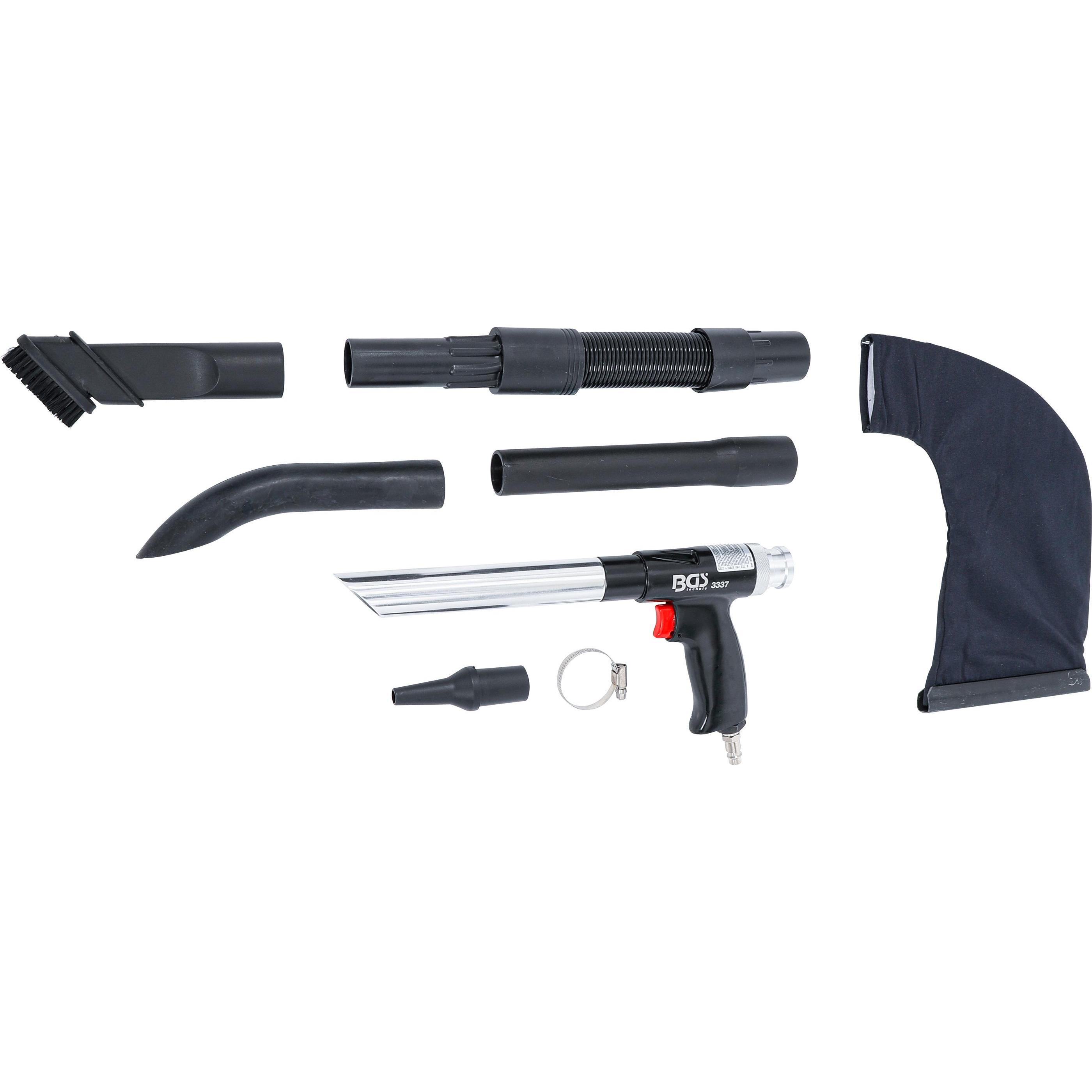 BGS, Druckluftaufsatz, Druckluft-Saug- / Blaspistole umschaltbar 8-tlg.