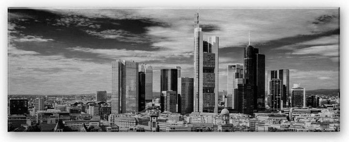 Immagine prodotto Trenddeko Skyline di Francoforte - Panorama (40 x 100 cm)