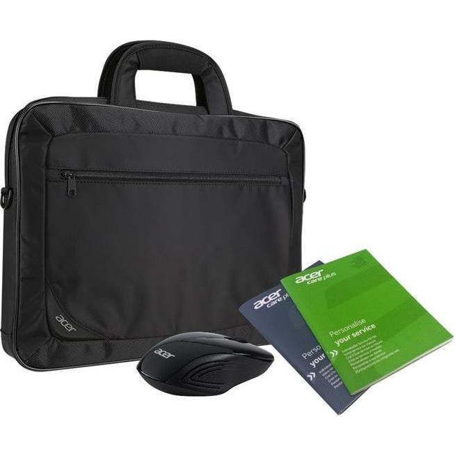 Acer PACK GOLD 15.6PCS SACOCHE + SOURIS + 3 ANS SUR SITE (15.60", Acer), Notebooktasche, Schwarz