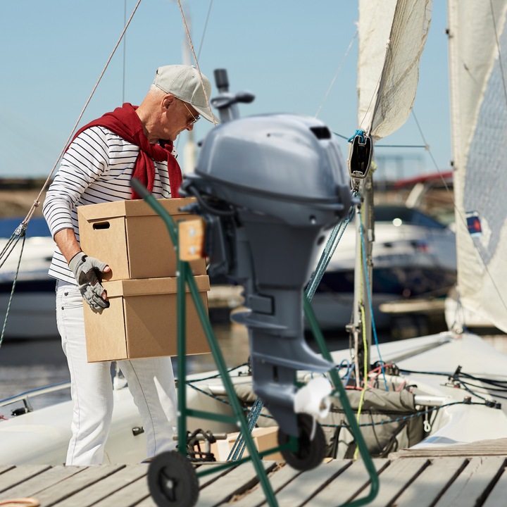 Produktbild Relaxdays Aussenborder Ständer