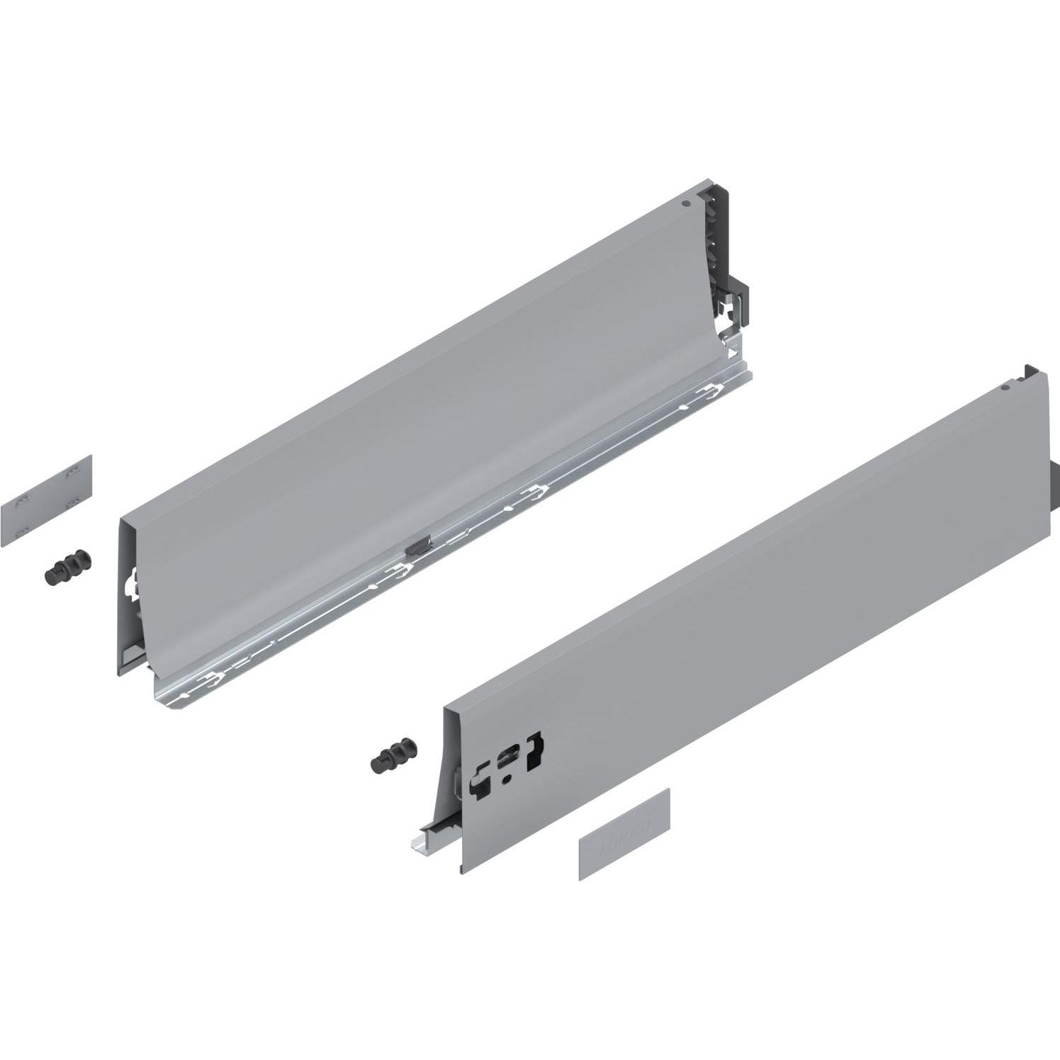Blum, Schubladenauszüge, Tandembox antaro K 1 Paar, 30kg 350mm Vollauszug Blumotion, grau