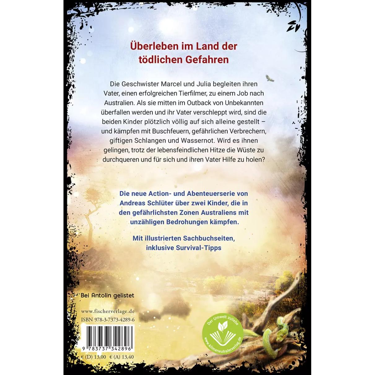 Thumbnail - Dangerzone – Gefährliche Wüste, Kinderbücher von Andreas Schlüter, Stefani Kampmann