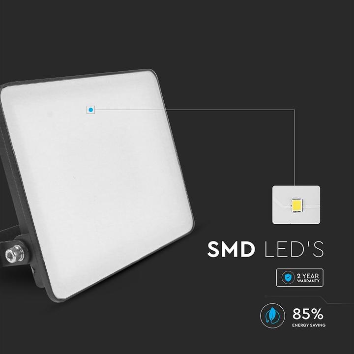 Produktbild V-TAC LED-Fluter, VT-4419-FC, EEK: E, 20 W, 2400 lm, 6500 K, IP65, kaltweiss (2400 lm, IP65)
